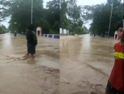 Jalan Penghubung Trans Sulawesi Majene-Mamuju Lumpuh, Kendaraan Tak Bisa Melintas Akibat Dilanda Banjir