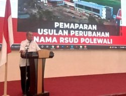 Nama RSUD Polewali Akan Berganti Menjadi RSUD Hj Andi Depu