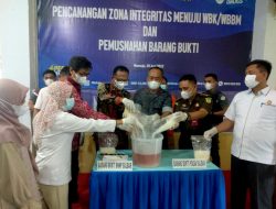 BNNP Sulbar Musnahkan 5,1 Kg Sabu, Barang Bukti dari Dua Kasus