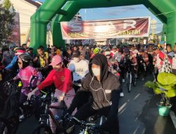 Semarakkan Hari Bhayangkara, Ribuan Warga Ikut Jalan Santai dan Sepeda Santai di Mamuju