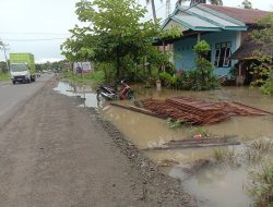 Sedimen Tutup Drainase, Patampanua Terandam Banjir