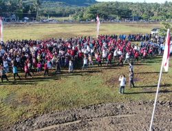 Gelar Senam di Pilipi, Libatkan PTT Mejadi Pelopor Pengelolaan Aset di Enam Kabupaten