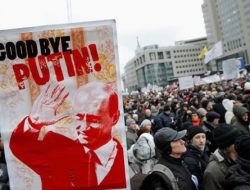 Rakyat Rusia Demonstrasi, Ingin Lengserkan Vladimir Putin?