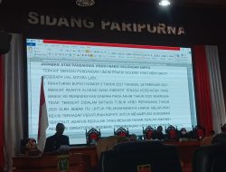 Dua Fraksi Tolak LKPj 2021, Alasannya Pemkab Sepihak Acak-Acak APBD