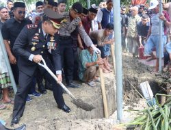 Kapolres Polman Pimpin Upacara Pemakaman Almarhum Bripda Ahmad Fahcri