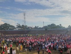 Senam Bersama di Stadion Manakarra, Bangkitkan Semangat Pemulihan Dampak Bencana