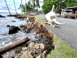 Pembangunan Tangul Pantai Wisata Tanjung Babia, Dinas PUPR Pasangkayu Tunggu Anggaran Balai