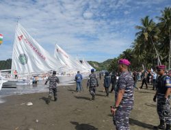 TNI-AL Turunkan Tiga Armada Kawal Festival Sandeq Dari Mamuju ke IKN Nusantara