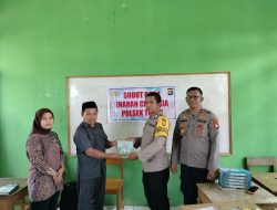 Polsek Tutar Hadirkan ‘Sudut Baca’ di MTs Miftahul Jannah