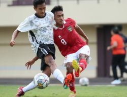 Laga Uji Coba Timnas U-19 Indonesia Kalah dari Persija U-20