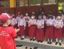 15 SD di Luwu Timur Ikuti Kampanye Cuci Tangan Pakai Sabun