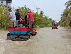 Curah Hujan Tinggi, Sungai Budong-budong Meluap Akibatkan Beberapa Wilayah Mateng Banjir