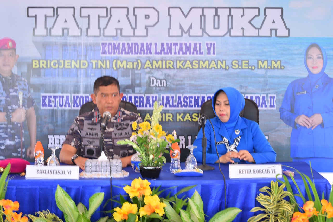 Cek Kesiapan Prajurit, Danlantamal VI Makassar Kunjungi Lanal Mamuju