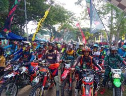 Ajang Promosi Wisata, Ribuan Rider Motor Trail Meriahkan AIM Trac di Polman