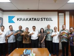 Dorong Sektor Perhubungan, Akmal Malik Ajak PT. Krakatau Steel Berinvestasi di Sulbar