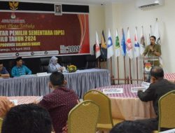 DPS Pemilu 2024 Sulbar Diplenokan, KPU Harap Masyarakat Aktif Memberi Masukan