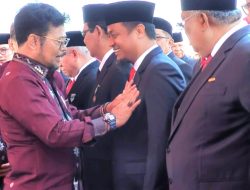 Dua Putra Andi Sulaiman Bersamaan Terima Satya Lencana Presiden pada Ajang PENAS 2023 di Padang