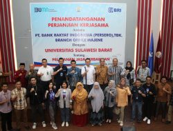 BRI Serahkan Bantuan CSR ke Unsulbar dan STAIN Majene