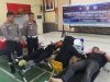 Sambut HUT Lalulintas Bhayangkara, Satlantas Polres Polman Gelar Donor Darah