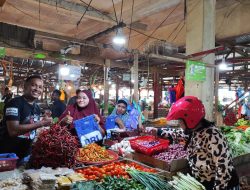 Edukasi Transaksi Digital UMKM Di Pasar Hamadi Papua, Volume Transaksi QRIS-BRI Tumbuh 587,3% YoY