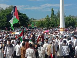 Aksi Solidaritas Untuk Palestina, Ulama Hingga Pendeta di Polman Kecam Israel