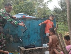 Kodim 1402 Polman Atasi Kesulitan Air Bersih di Kampung Arra Polewali Mandar