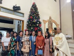 Dukung Perayaan Natal, Suraidah Hadir di Santo Yosef Polman