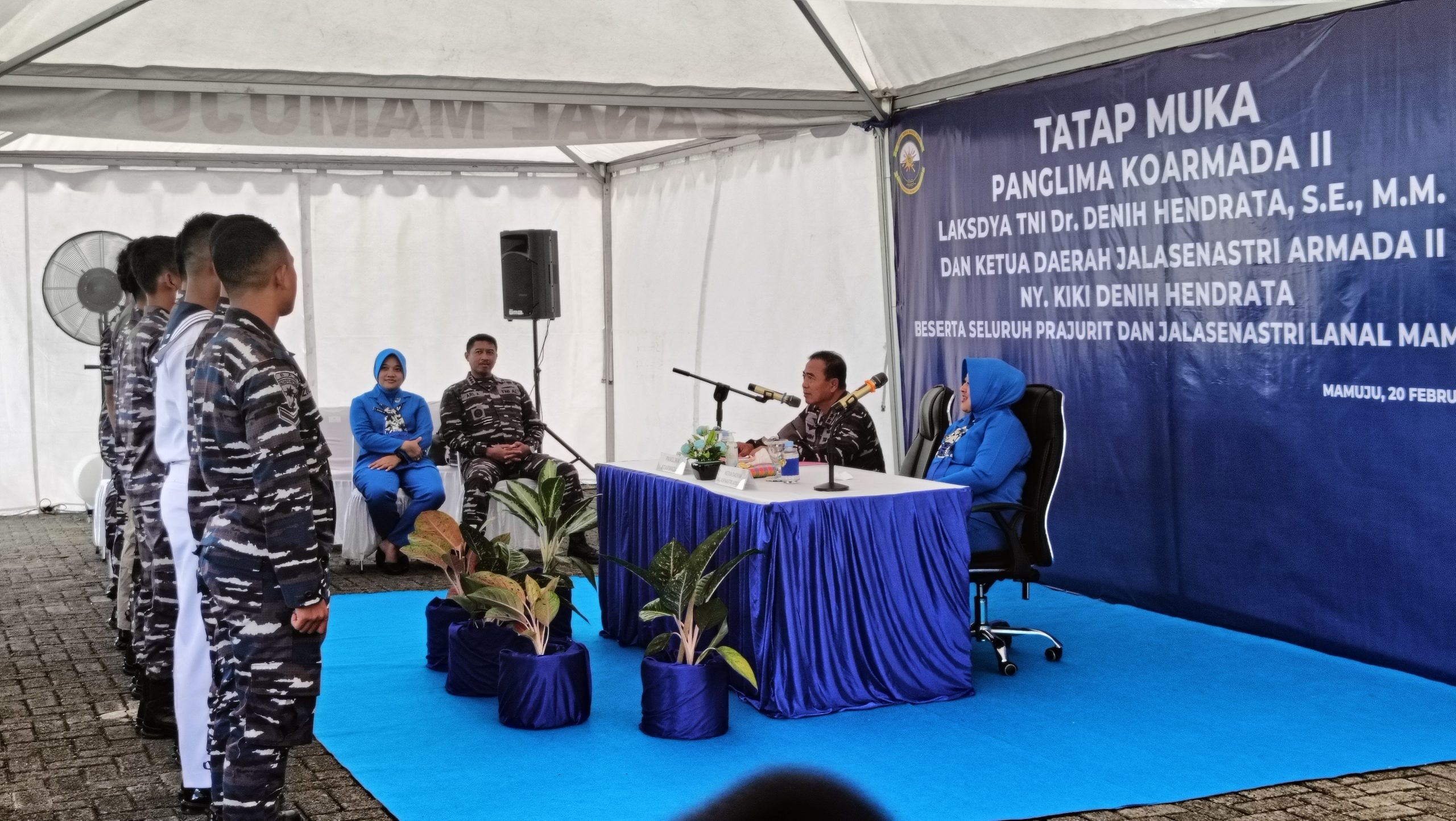 Berikan Pengarahan di Lanal Mamuju, Pangkoarmada II: TNI AL Harus Terdepan Hadapi Konflik Horizontal
