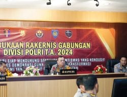 Polda Sulbar Ikuti Pembukaan Rakernis Gabungan