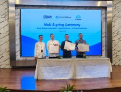 Perkuat Kapabilitas Digital, BRI Jalin Kerja Sama dengan Tencent Cloud dan Hi Cloud Indonesia