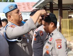 Gelar Gaktiblin, Polres Majene Cek Sikap Tampang Personel