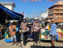 Ajak Tukang Becak Jadi Pelopor Keselamatan Berlalu Lintas