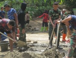 Tingkatkan Kesejahteraan Masyarakat, TMMD ke 120 Benahi Akses Jalan di Desa Tallang Balao