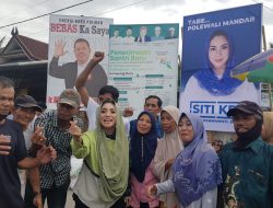 Kunjungi Pasar Campalagian, Siti KDI Hebohkan Pedagang dan Pengunjung Pasar