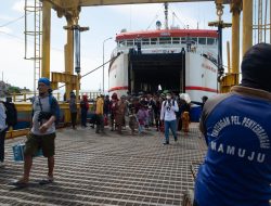 Lonjakan Penumpang di Pelabuhan Mamuju Jelang Idul Adha Tembus 448 Orang