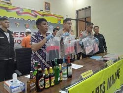 Operasi Pekat Polres Majene, Amankan Pencuri Walet Hingga Penjual Miras