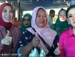 Ketua Bhayangkari Ny. Miranti Adang Blusukan ke Pasar TPI