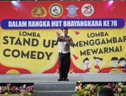 Lomba Stand Up Comedy Meriahkan Hari Bhayangkara ke 78 di Sulbar