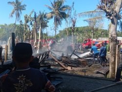 Enam Rumah di Tinambung Ludes Terbakar