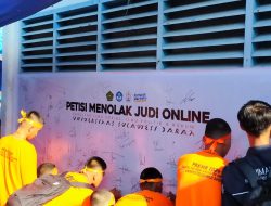 Mahasiswa Unsulbar Deklarasi Perang Judi Online, Dua Menteri Pemateri PKKMB Fisiphum