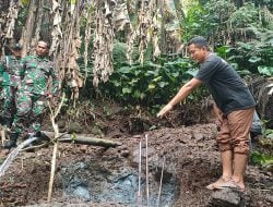 Desa Kelapa Dua Krisis Air Bersih, Satgas TMMD Bangun Dua Unit Pompa Hidram