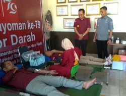 Hari Pengayoman ke 79, Kanwil Kemenkumham Sulbar Gelar Donor Darah di Polman