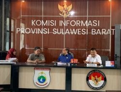 Ketua Komisi Informasi Pusat Berkunjung ke Dinas Kominfo Perss Sulbar, Tinjau Ruang Sidang KI Sulbar