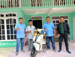 Misbahudin Dapat Hadiah Motor Dari Pengundian Simpedes BRI BO Majene