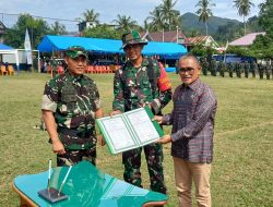 Sedih Bercampur Bahagia, Warga Riso Lepas Kepergian Satgas TMMD ke-121 Kodim 1402