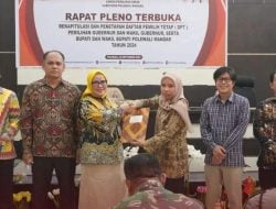 KPU Tetapkan DPT  Polman 347.383 Pemilih