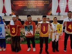 Pengundian Nomor Urut Pilkada Polman, Semua Paslon Akui dapat Nomor Keberuntungan