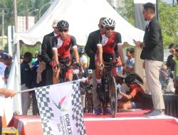 Berlaga di Kelas Team Time Trial, Pebalap Sepeda Sulbar Hadapi Lawan Kuat di PON XXI Aceh Sumut