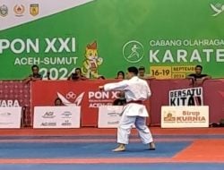 Kalah dari Juara Asean, Karate Sulbar Terhenti di Perempat Final PON XXI Aceh Sumut