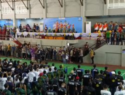 Kontingen Sulbar Hadiri Pembukaan Turnamen Badminton Korpri di Sulsel